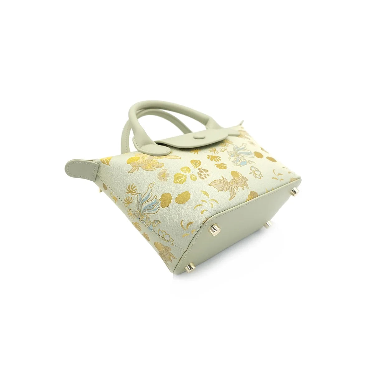 Mini Top‑Handle Satchel with Fairy Print