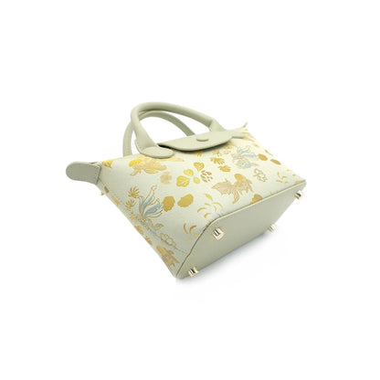 Mini Top‑Handle Satchel with Fairy Print
