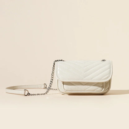 Quilted Mini Crossbody with Chain Strap