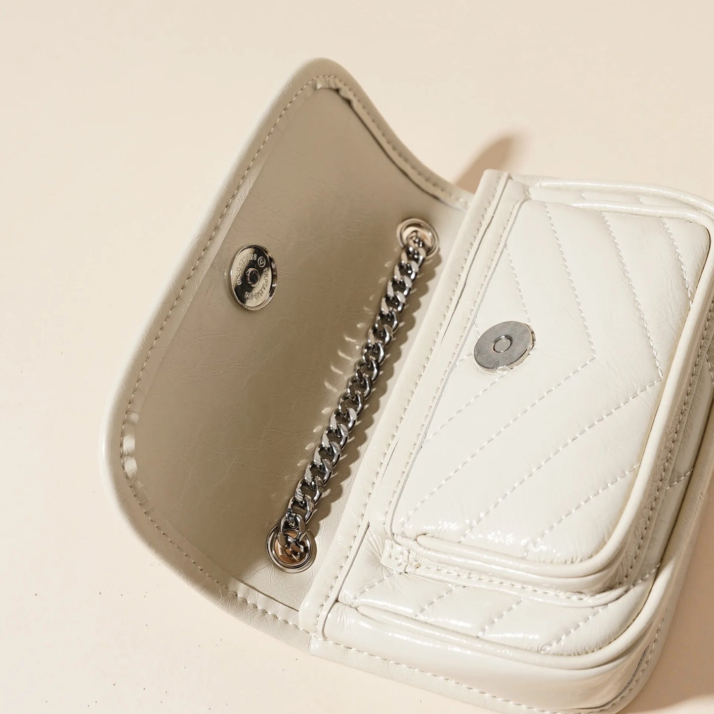 Quilted Mini Crossbody with Chain Strap