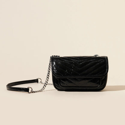 Quilted Mini Crossbody with Chain Strap