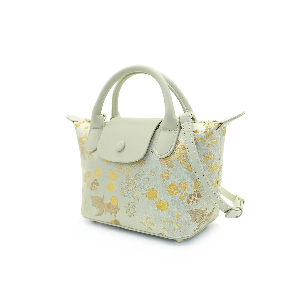 Mini Top‑Handle Satchel with Fairy Print