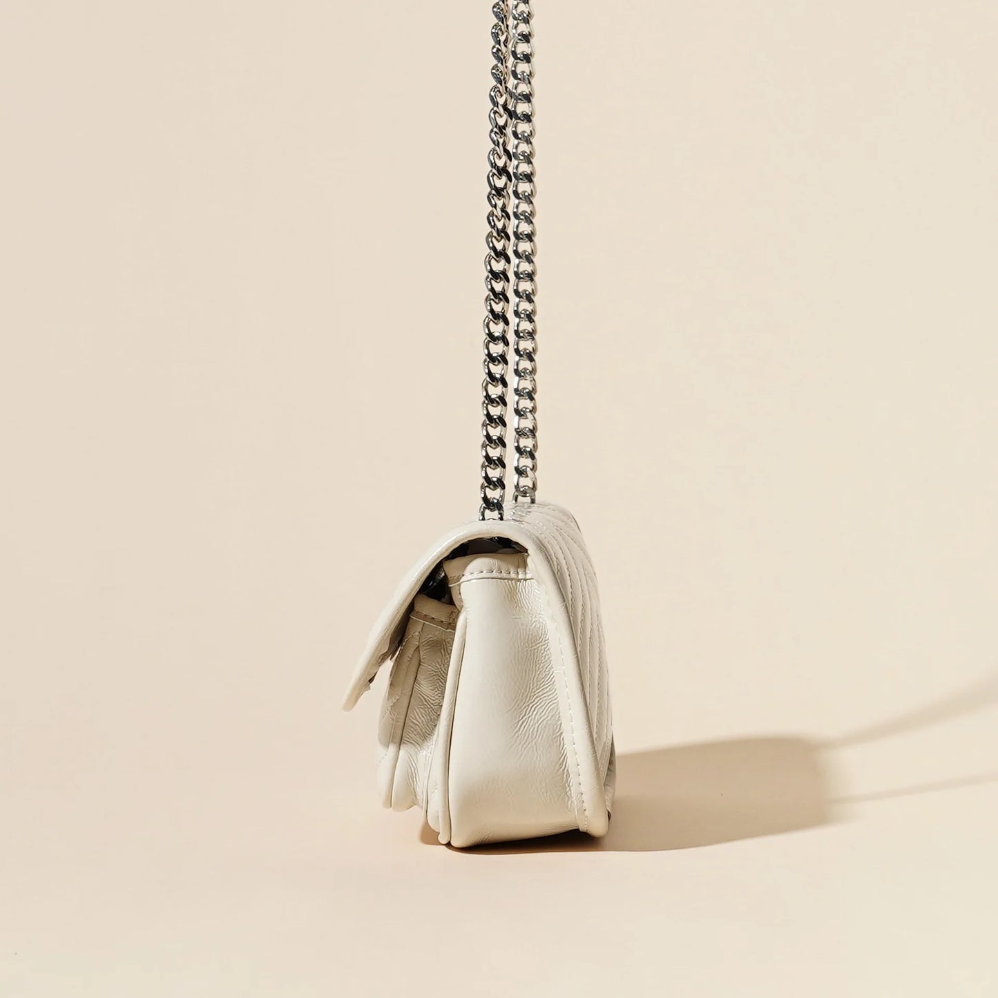 Quilted Mini Crossbody with Chain Strap